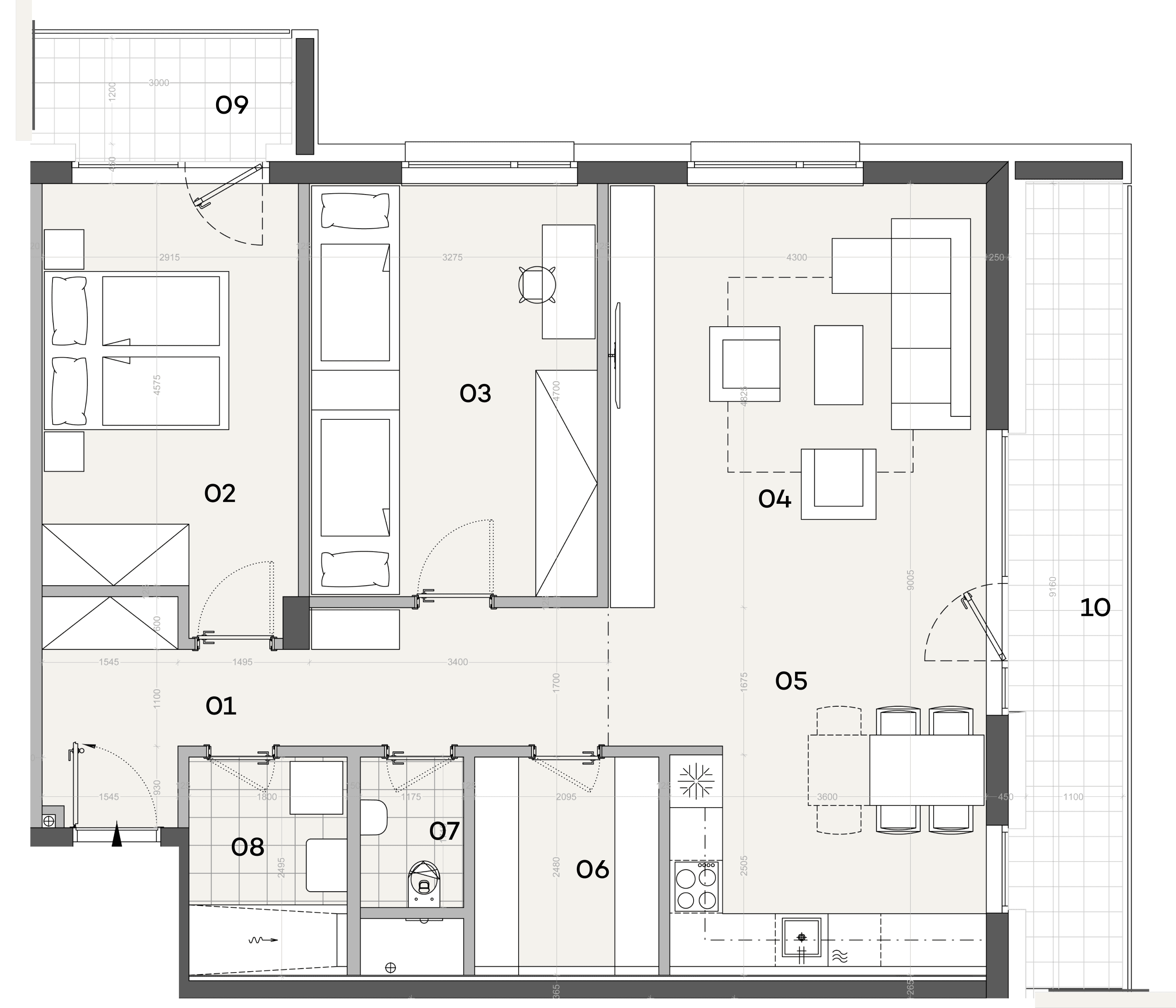 Residence B2.203 plan