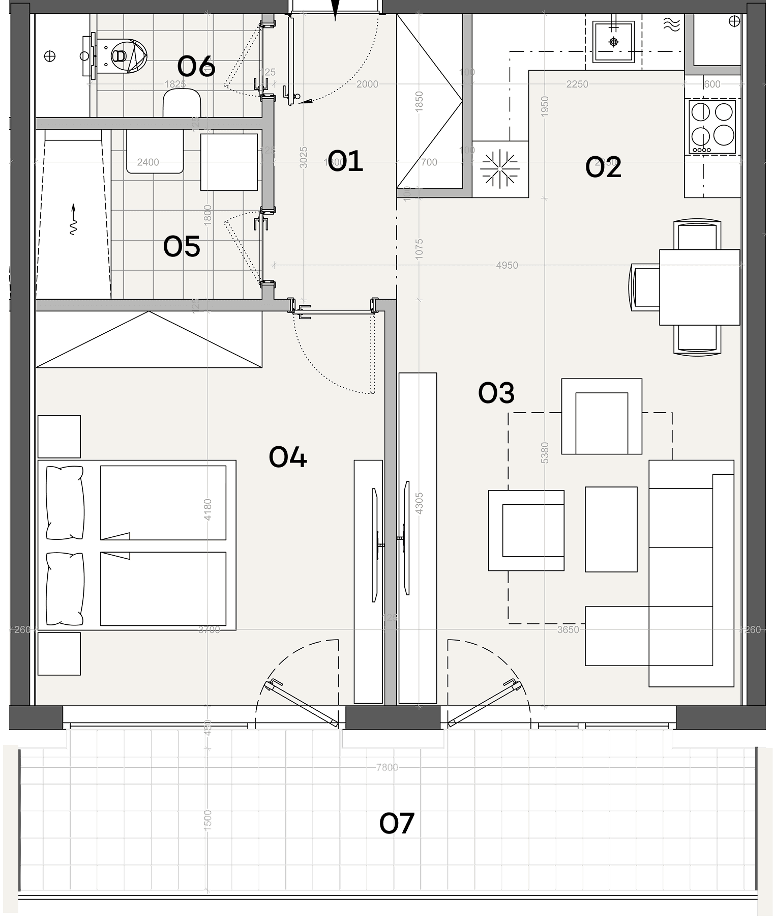 Residence B2.207 plan