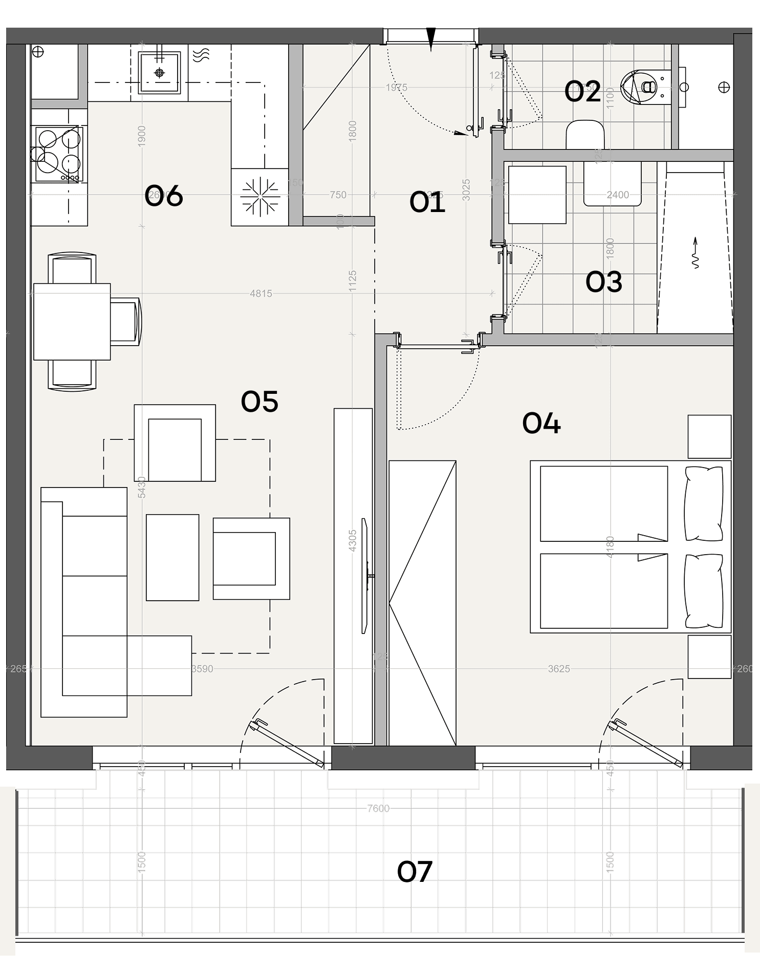 Residence B2.208 plan